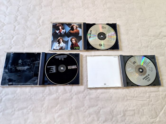 Lot de 3 album Rock / métal, Van Halen  , Nirvana  , Vangelis - photo numéro 9