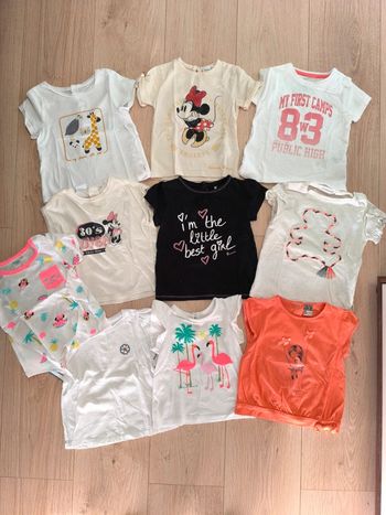 Lot de T-shirt fille Obaïbi - Disney Minnie - Kookaï - Lulu C. - 18 mois 80cm