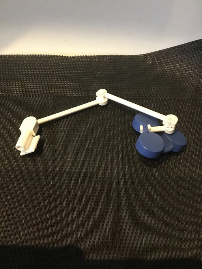 Playmobil éclairage spot lumière médical orientable + fixation clinique vétérinaire 4346 - photo numéro 2