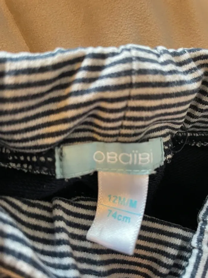 Lot de 4 pantalons 12 mois - photo numéro 2