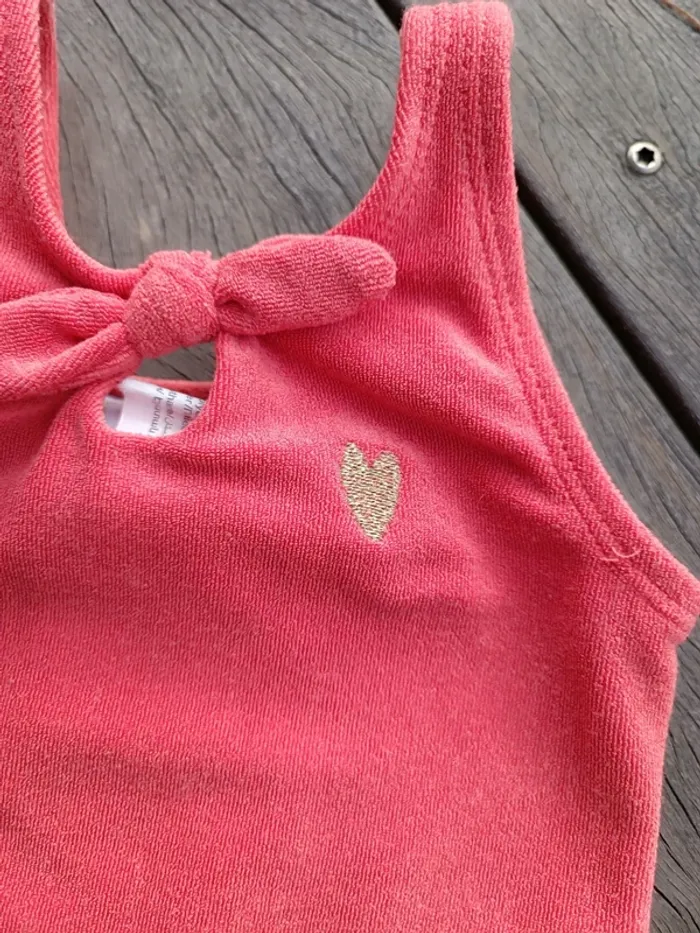 Maillot de bain 1 pièce velours 3-6 mois TAO - photo numéro 10
