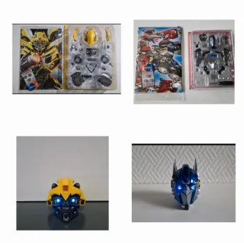 Lot 2 tête Casque Transformers