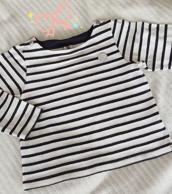 Petit Bateau Marinière Fille 6 ans 