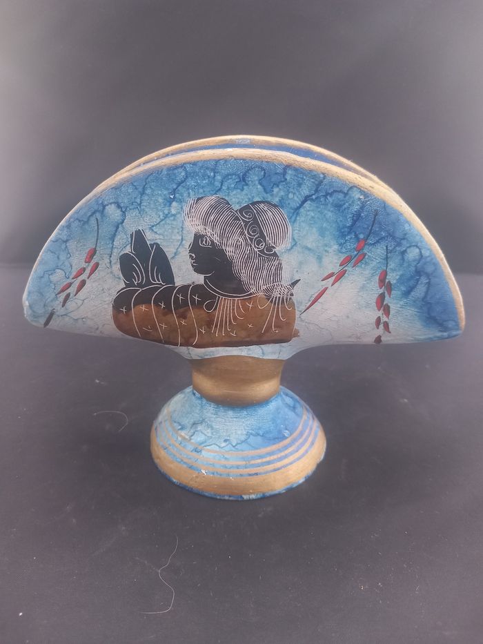 Porte serviettes/ courrier dessins Grecs