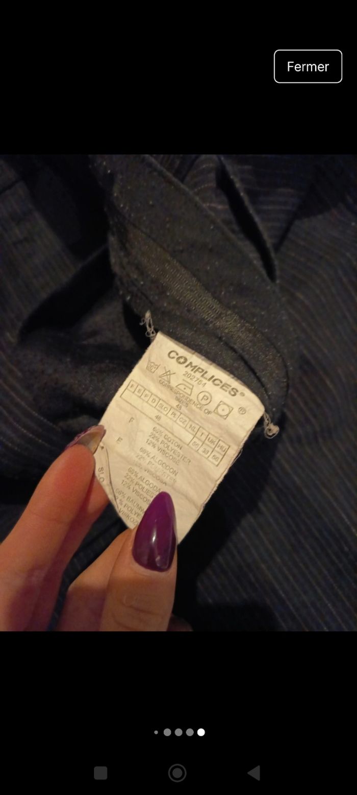 Pantalon gris foncé homme ☘️ - photo numéro 6