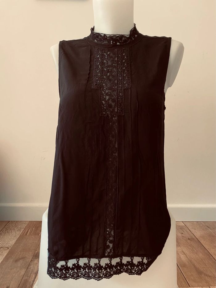 Blouse sans manche dentelle - photo numéro 13