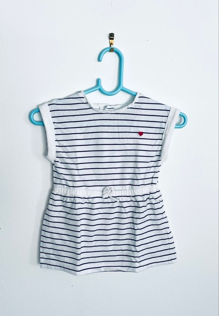 Robe marinière « Kiabi » taille 3 mois