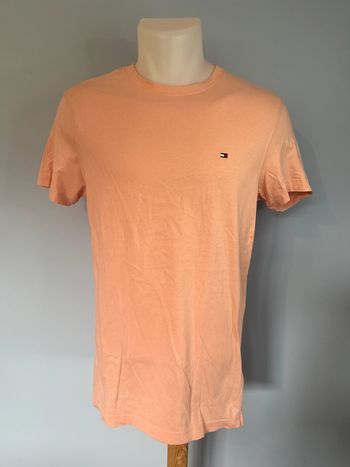 T-shirt Tommy Hilfiger rose clair – taille S – 100 % coton – basique chic