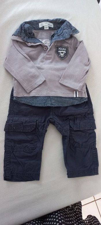 Ensemble pantalon et maillot bébé garçon