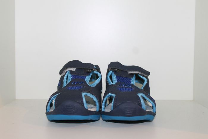 petite sandales nus pieds bleue et noire 29 - photo numéro 2