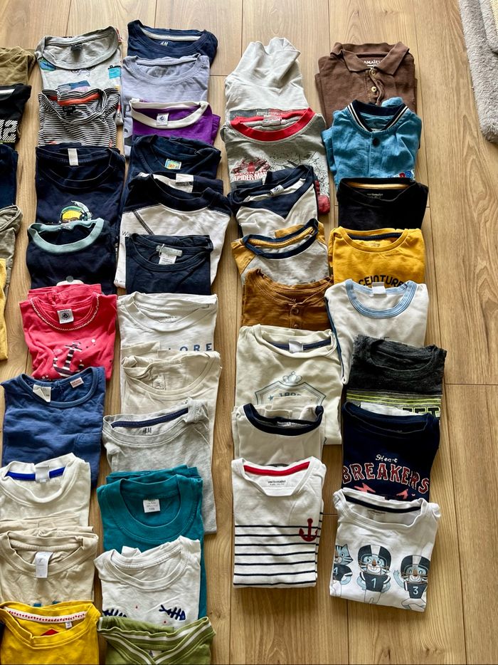 Lot complet de 113 vêtements garçon taille 3/4 ans - photo numéro 9