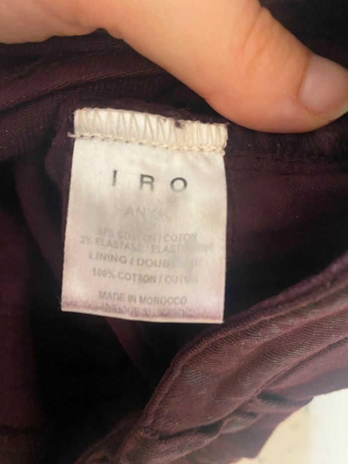 Jean slim violet Iro taille 26 - photo numéro 6
