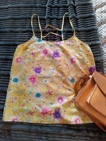 Top multicolore jaune - taille S/M - marque goldigga - neuf sans étiquette