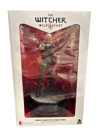Figurine The Witcher Wild Hunt Geralt Hearts of Stone figure Dark Horse Deluxe neuf