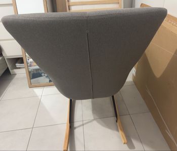 Rocking-chair comme neuf gris