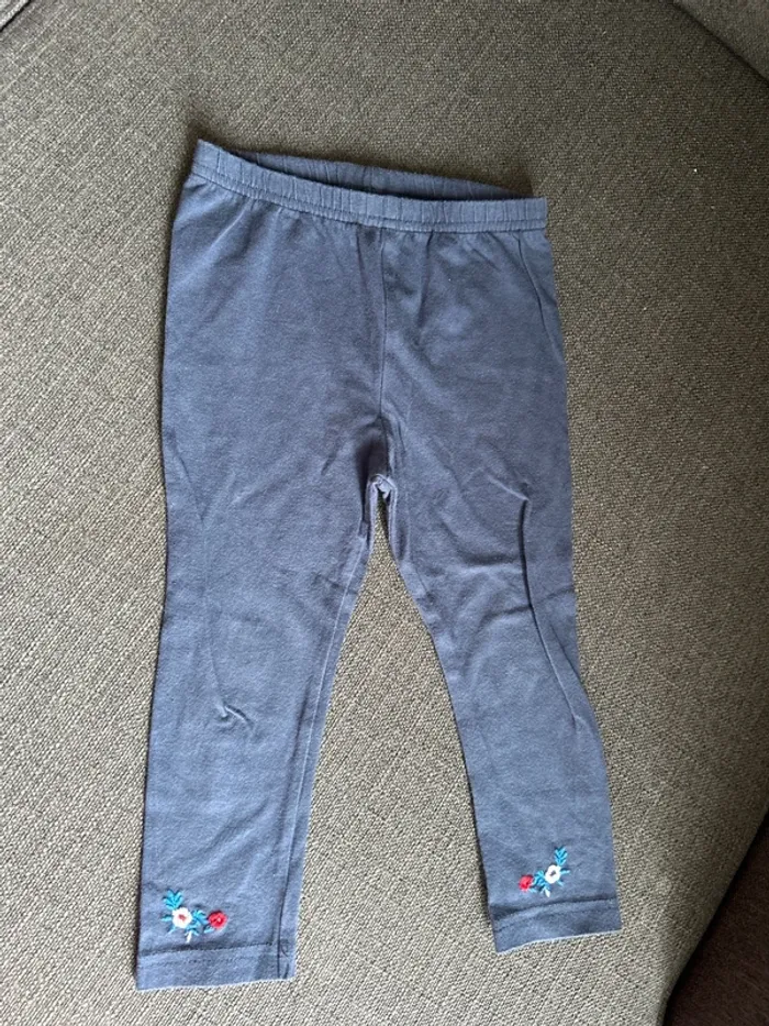 Legging bébé fille, bleu marine, 24 mois