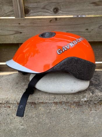 Casque ⛑ orange 🍊 mixte super Casque ⛑ orange 🍊 mixte super 👍🏻 mimi de B’Twin taille 48-52 cm