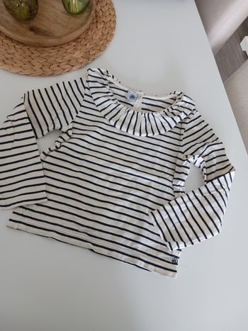Mariniere à col petit bateau