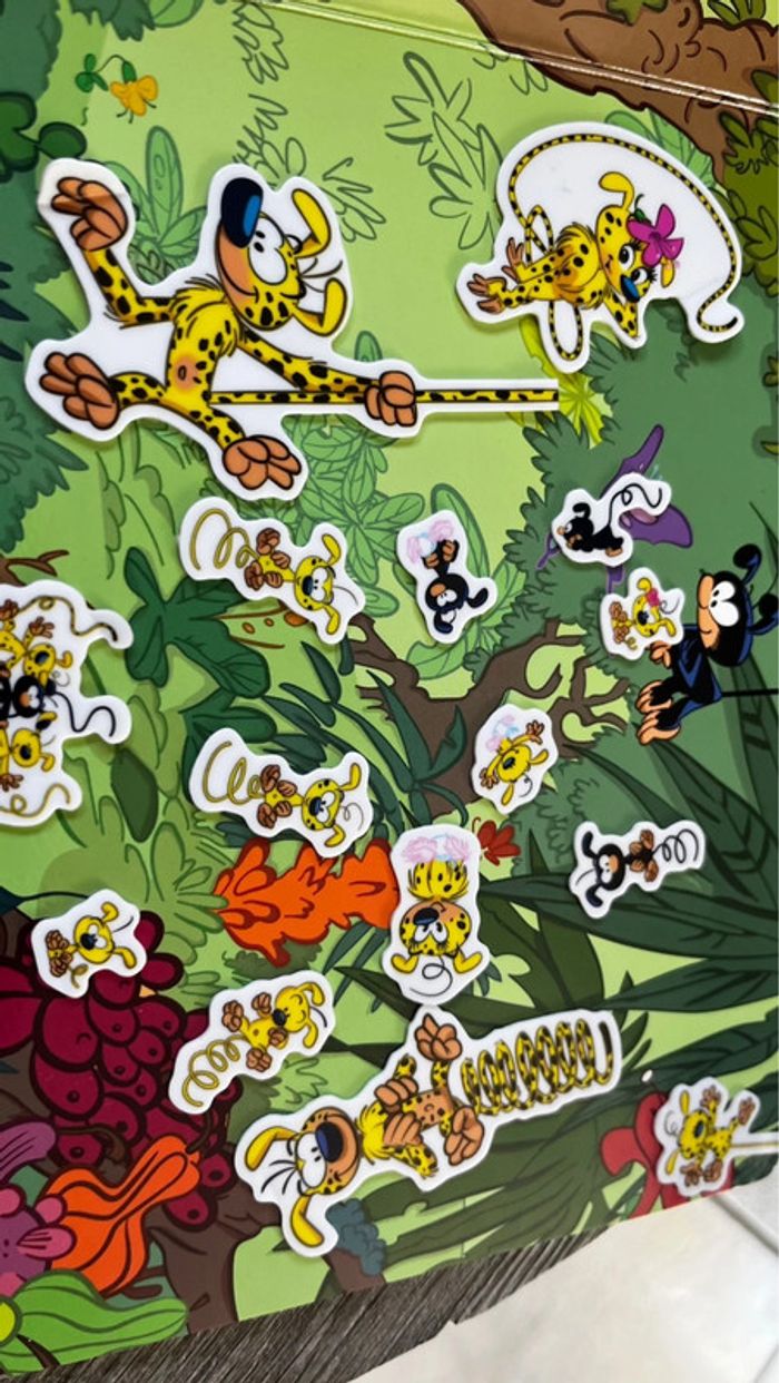 Livre stickers amovible marsupilami - photo numéro 4