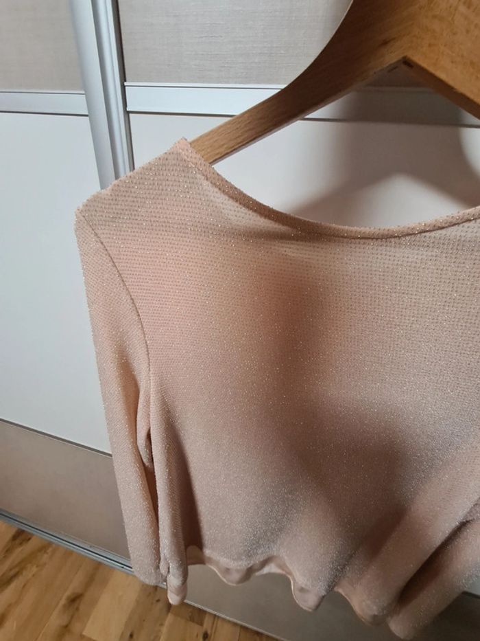 Blouse chemisier rose poudré Nouvel An 36 - photo numéro 5
