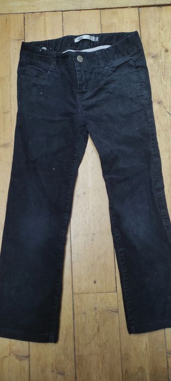 Pantalon velours noir CFK 5 ans