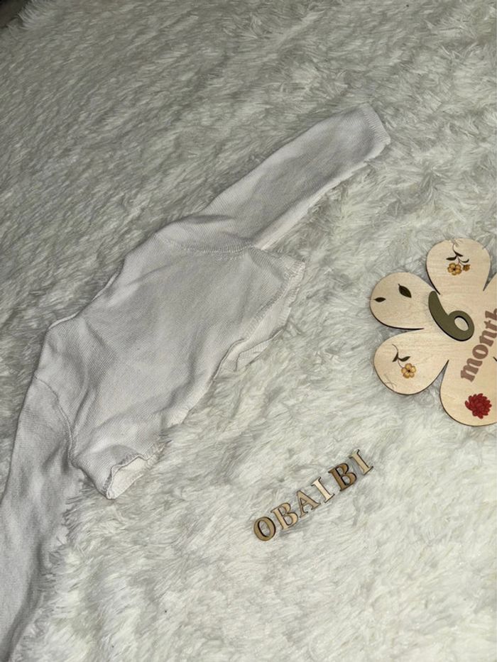 Gilet court blanc - photo numéro 5