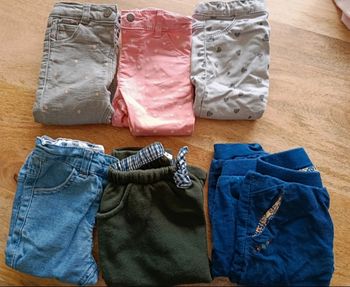 6 pantalons