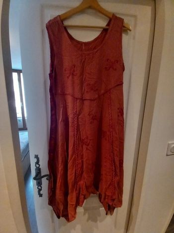 Robe Orange / Bordeaux Taille 46/48
