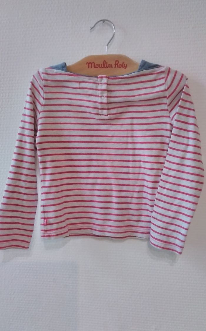T-shirt rayé 4 ans - photo numéro 2