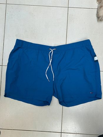 Short de bain bleu marine rouge blanc - tommy hilfiger plage - XXL