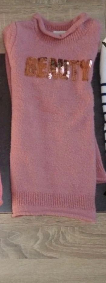 Pull col roulé fille 4 ans