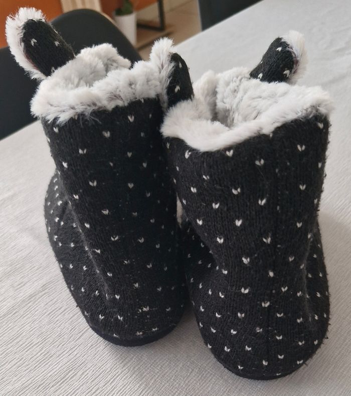 chaussons bottines fourrés - photo numéro 3