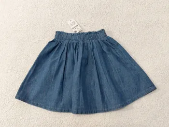Jupe jean souple bleu kiabi 8 ans neuf
