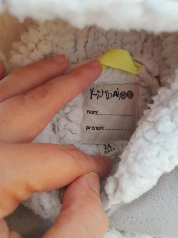 Manteau à capuche 24 mois Kimbaloo - photo numéro 3