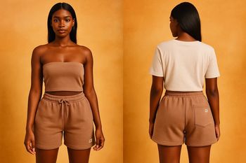 Short beige