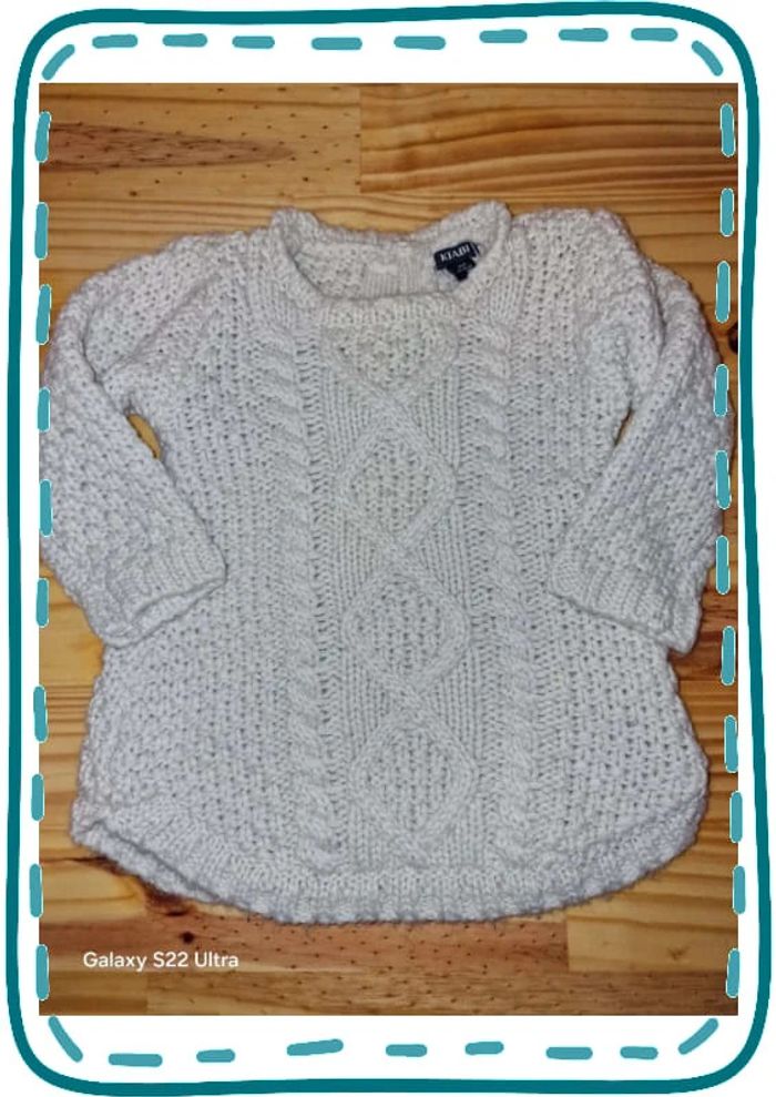 Pull en laine 6 mois