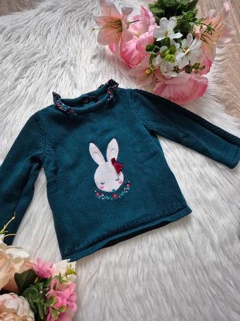 Pull sergent major vert 24mois