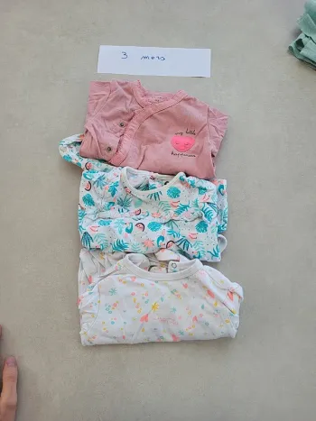 Lot 3 pyjamas été 3 mois
