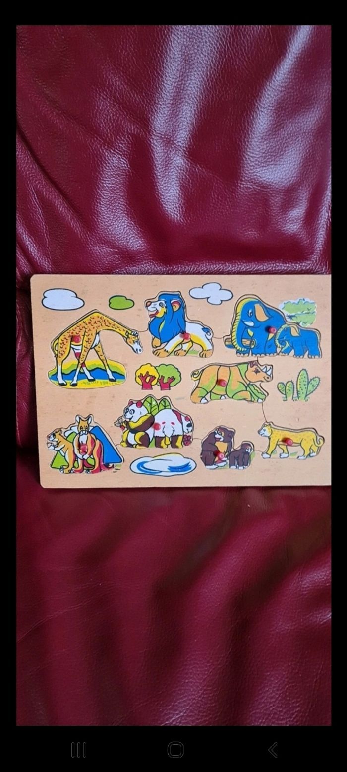 Puzzle en bois Animaux