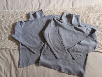 Lot de 2 sous pull gris Zara Kids 5 - 6 ans 118 cm
