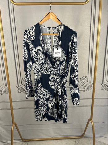 Robe courte Bleu / Blanche LiuJo 34 / XS neuve