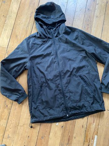 Blouson coupe vent noir à capuche XXL Primark