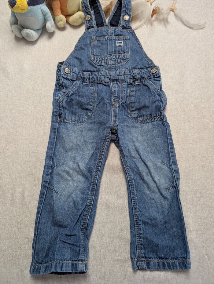 Salopette jeans 2 ans - photo numéro 2