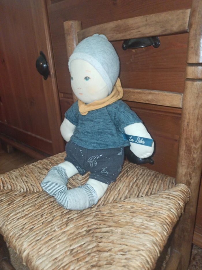 peluche poupon moulin roty les bébés tbe - photo numéro 4