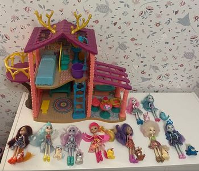 Maison avec personnages Enchantimals - photo numéro 6