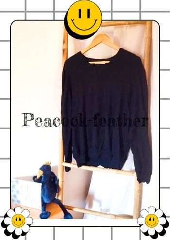 Pull noir fin homme xxl