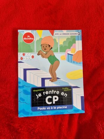 Livre je rentre en CP paola va à la piscine