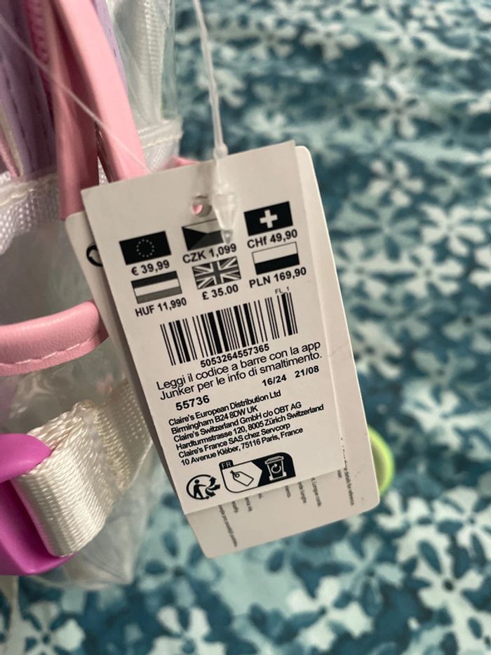 Sac à dos transparent avec sa sacoche Claire’s - photo numéro 5