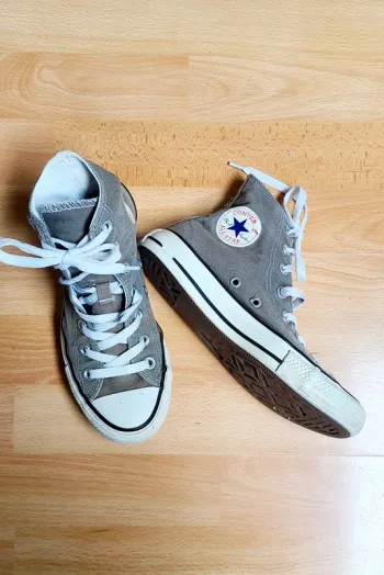 Converse montantes gris taille 36