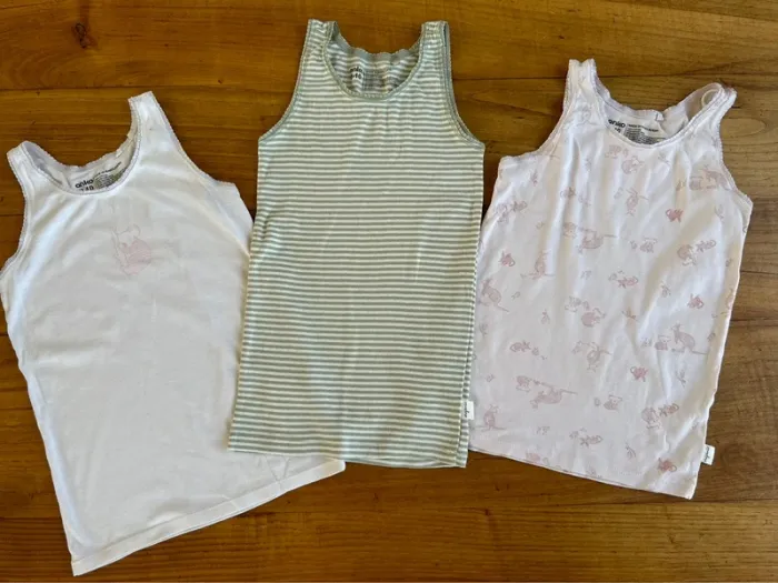 Lot de 3 tricots de peau